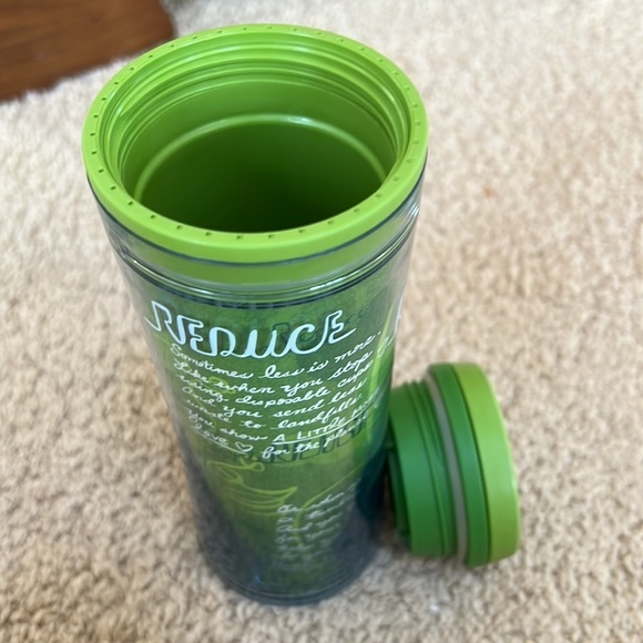 Starbucks green reduce reuse travel mug tumbler . - Picture 7 of 8